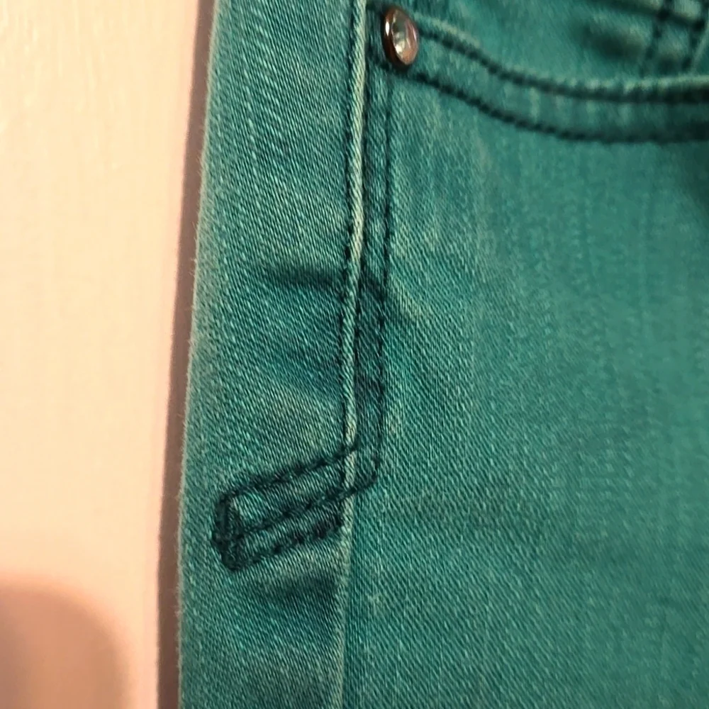 Justice Premium, Jeans, Jeggings, Skinny, Green, Sz 14R, Stretch, Cotton